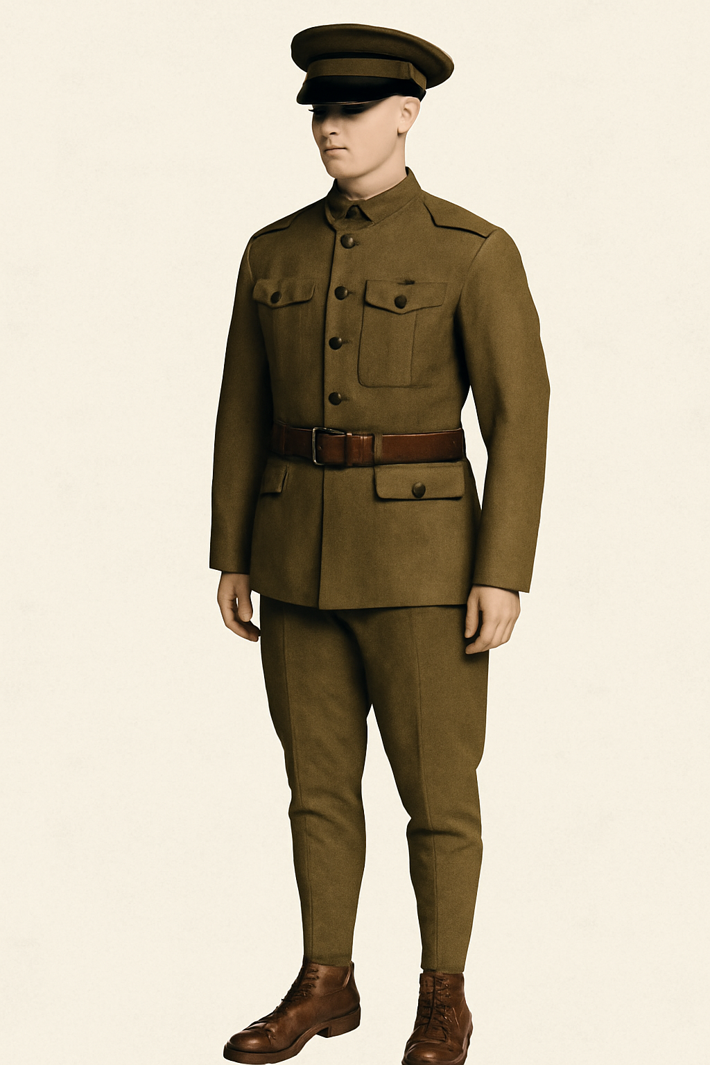 The WWI USMC uniform holds a prominent place in military history. With the Marine Corps playing a vital role during World War I, the uniforms worn by soldiers from this era carry deep historical significance