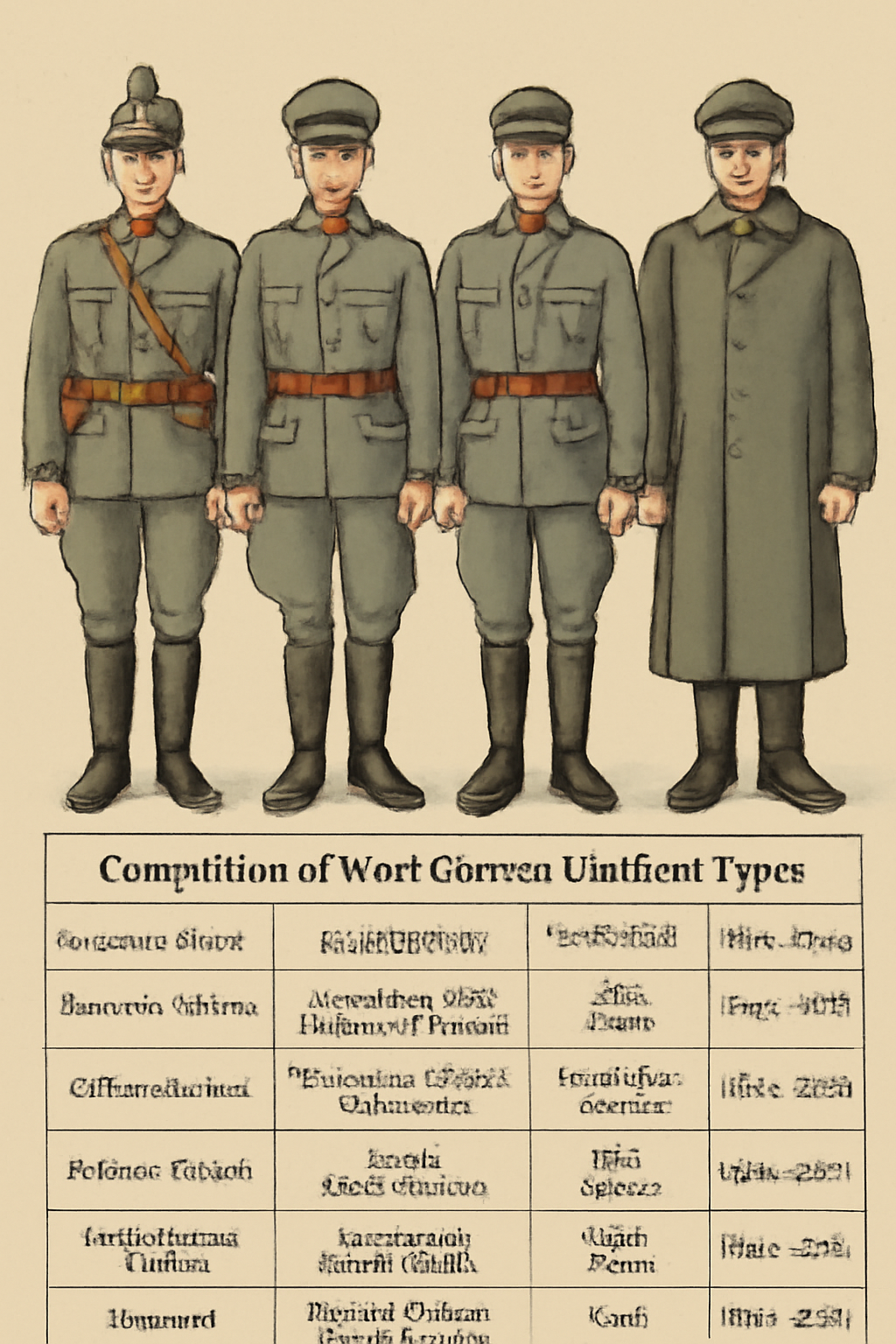 If you're searching for "imperial German uniform reenactment" or "WW1 German uniform types," you’re likely interested in learning about the authentic replicas of historical German military attire