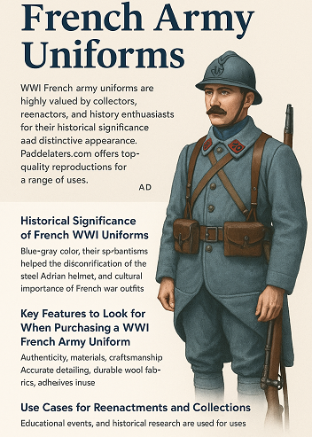 Master the Look: Authentic French Army Uniforms from WWI