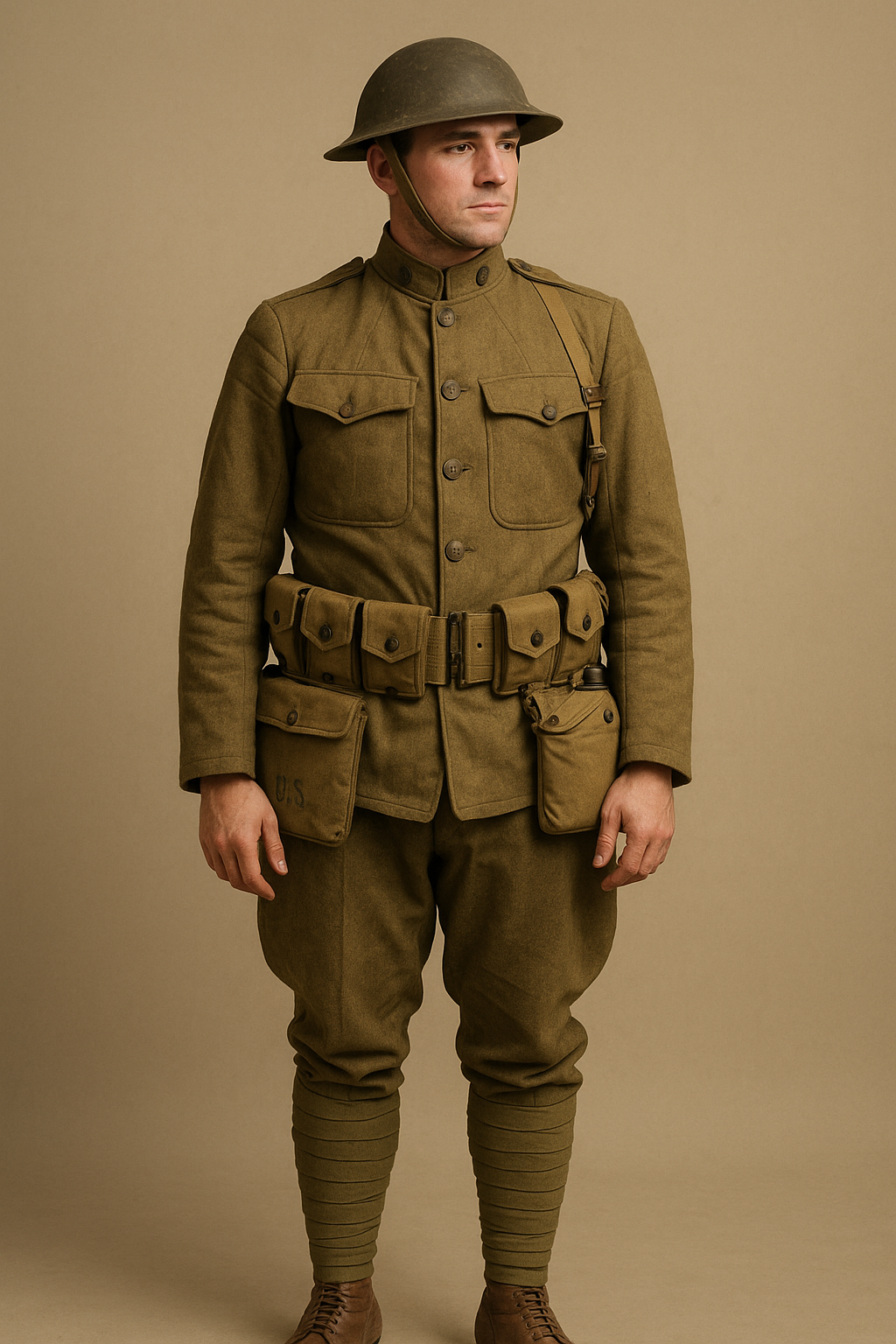 world war 1 uniforms usa.