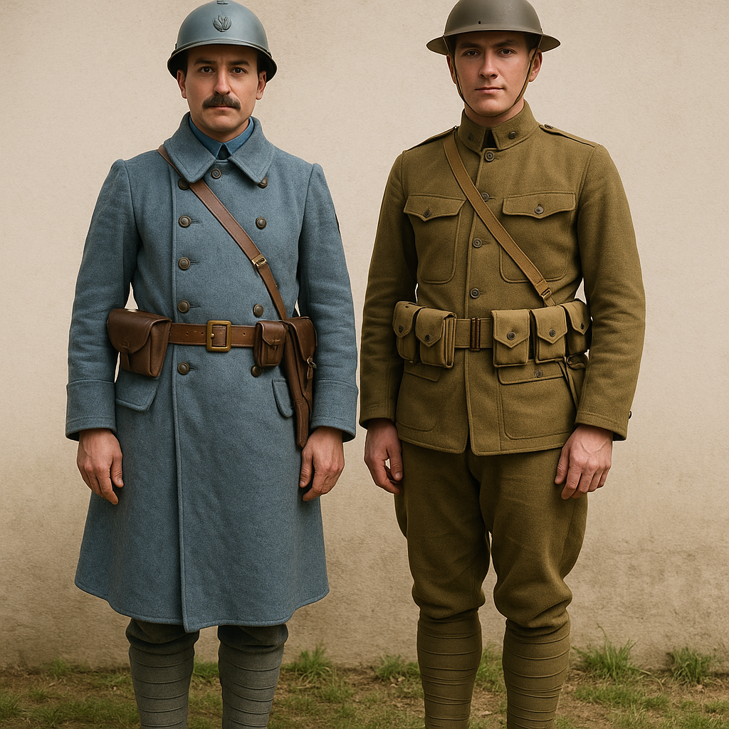 wwi us army uniforms.
