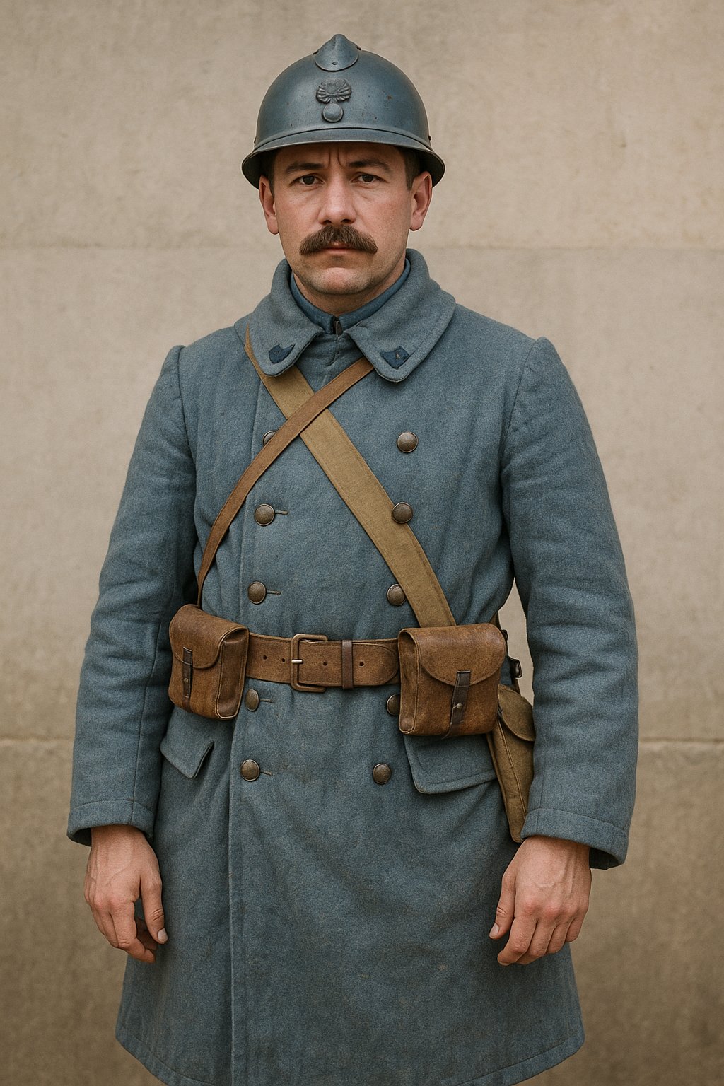 why were french ww1 uniforms blue.