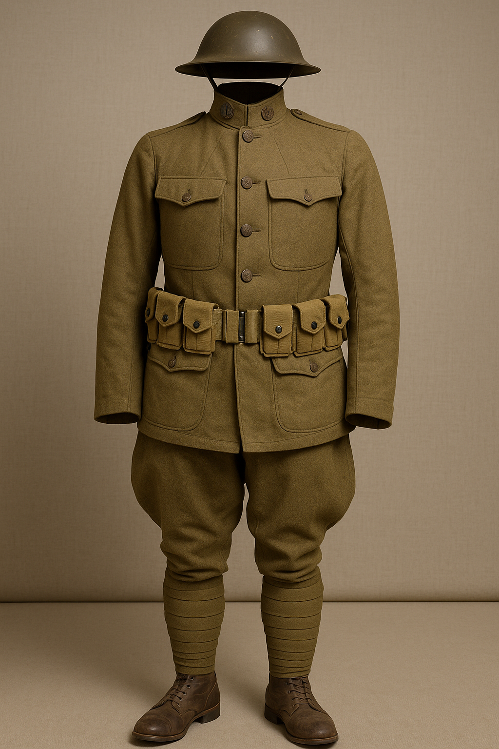 world war one american uniform.