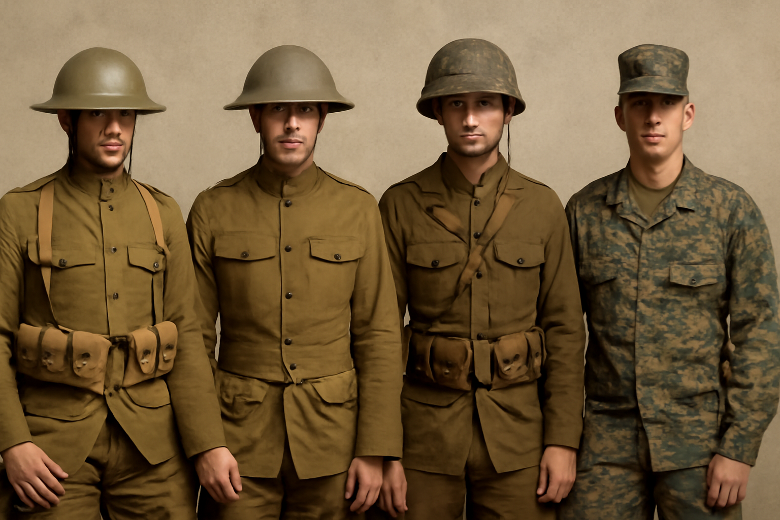 wwi us army uniforms.