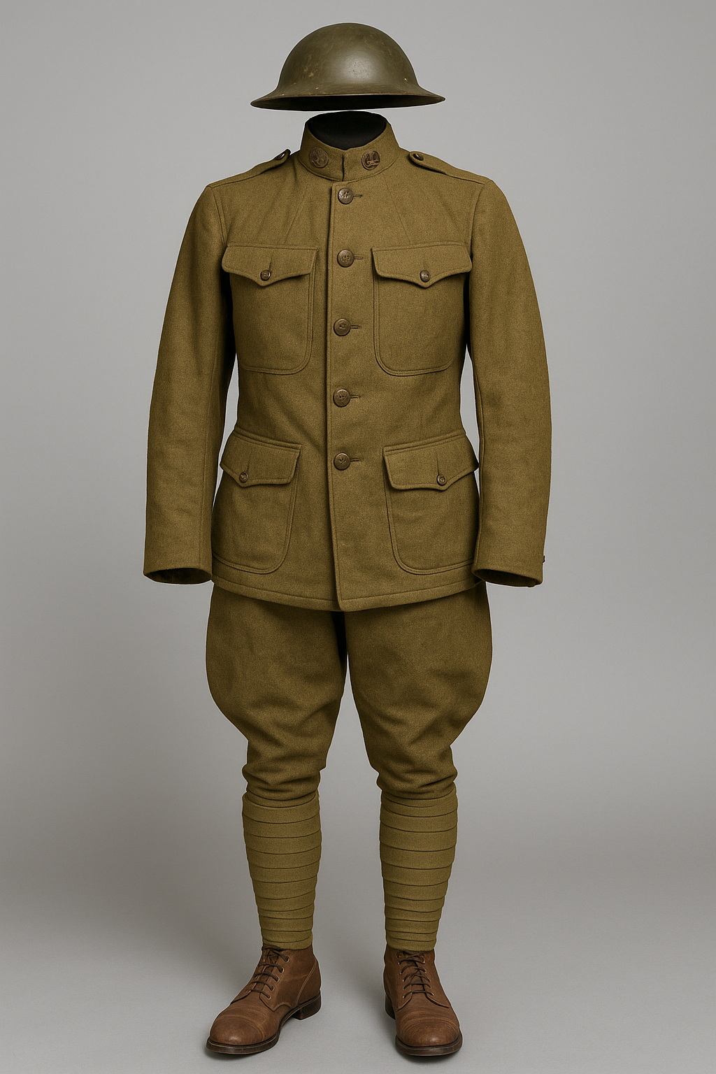 wwi american uniform.