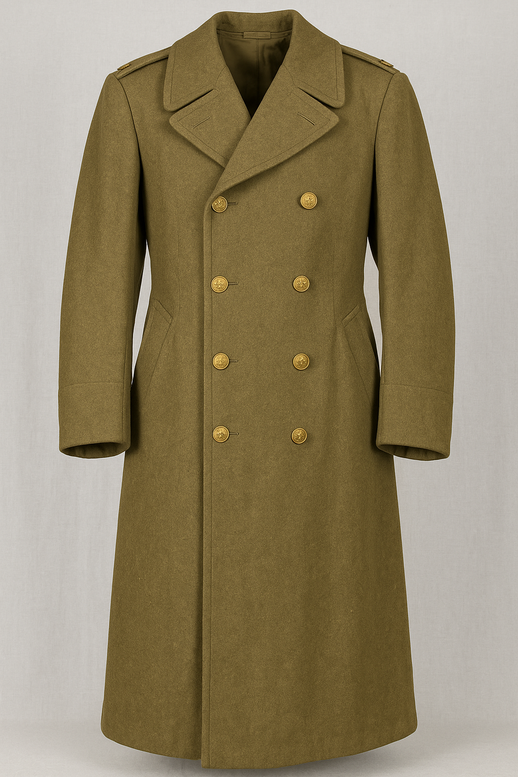 world war 2 us military overcoat.