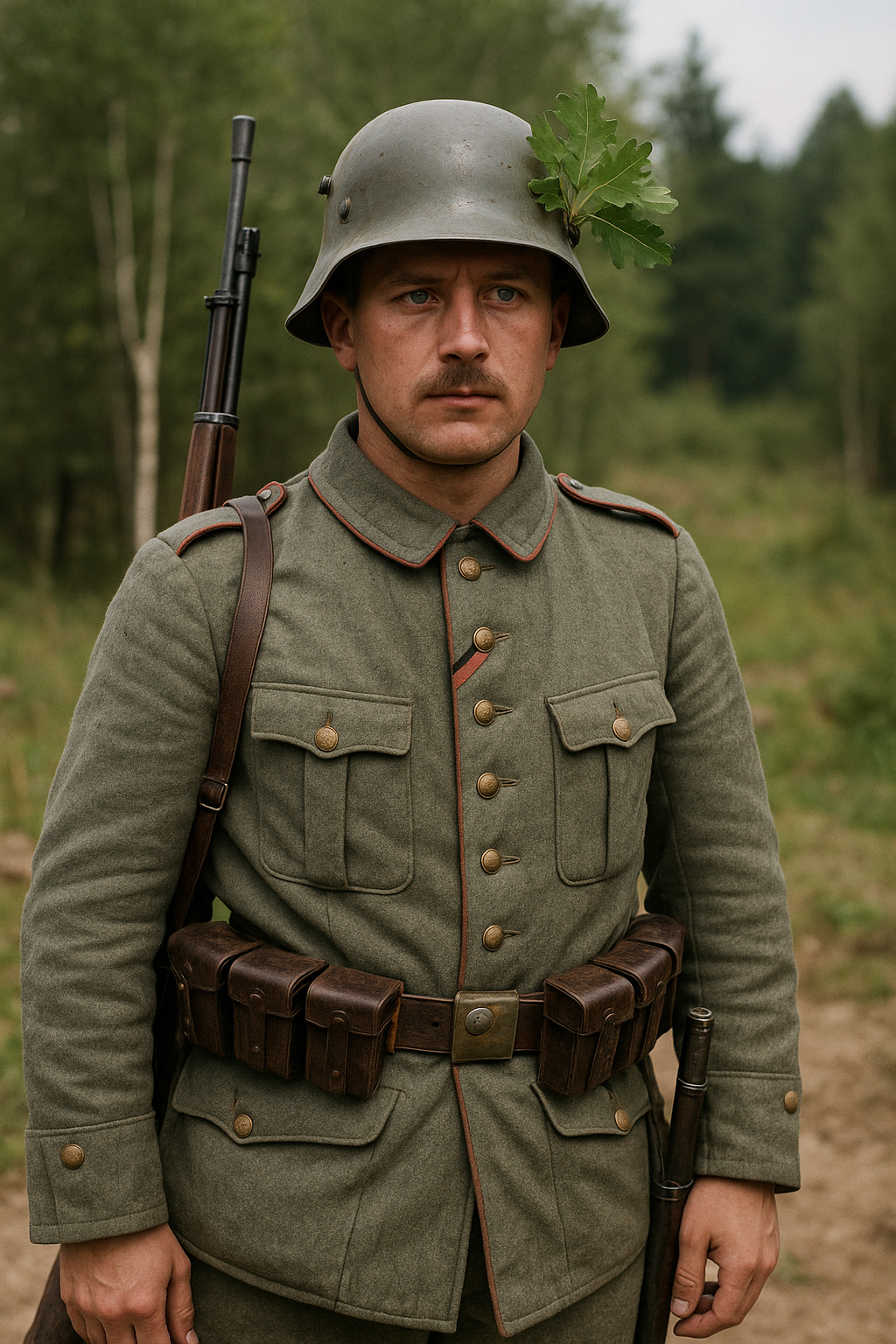 what color were the german uniforms in ww1.