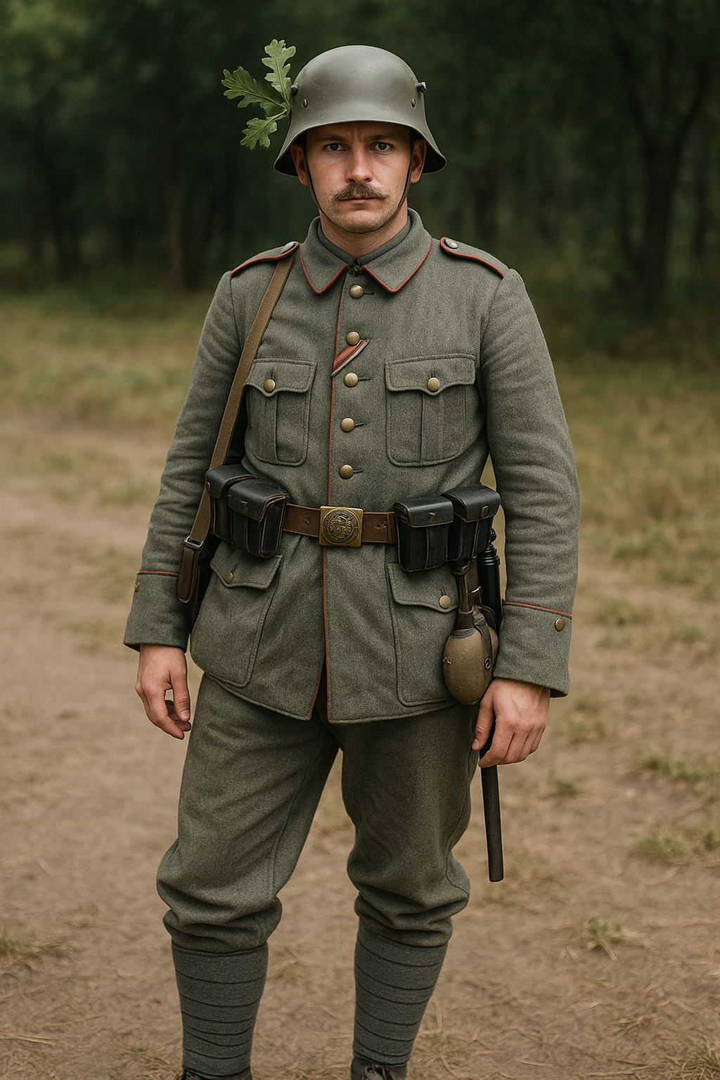 how to make a ww1 german uniform.
