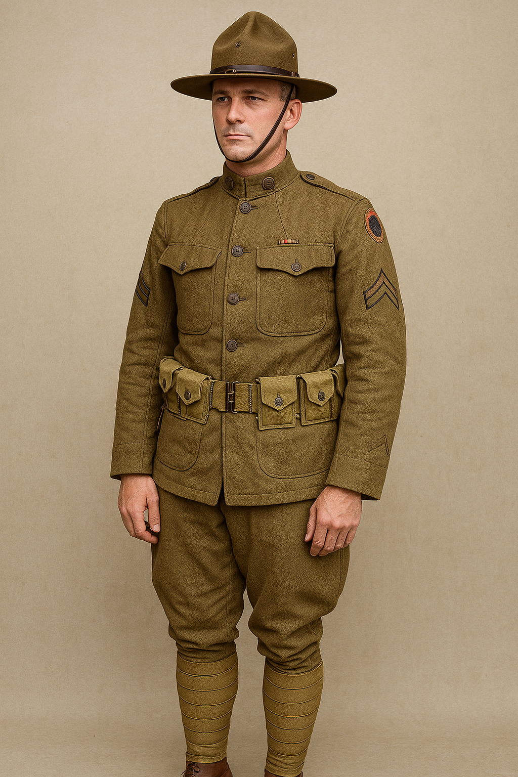 world war 1 uniforms united states.
