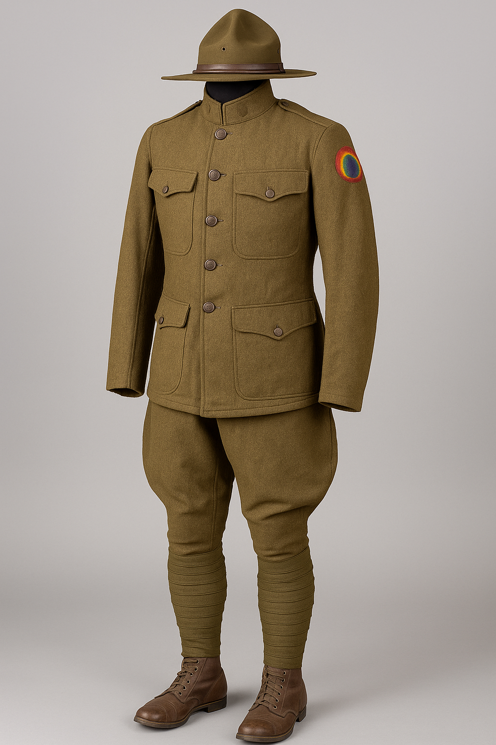world war 1 uniforms united states.