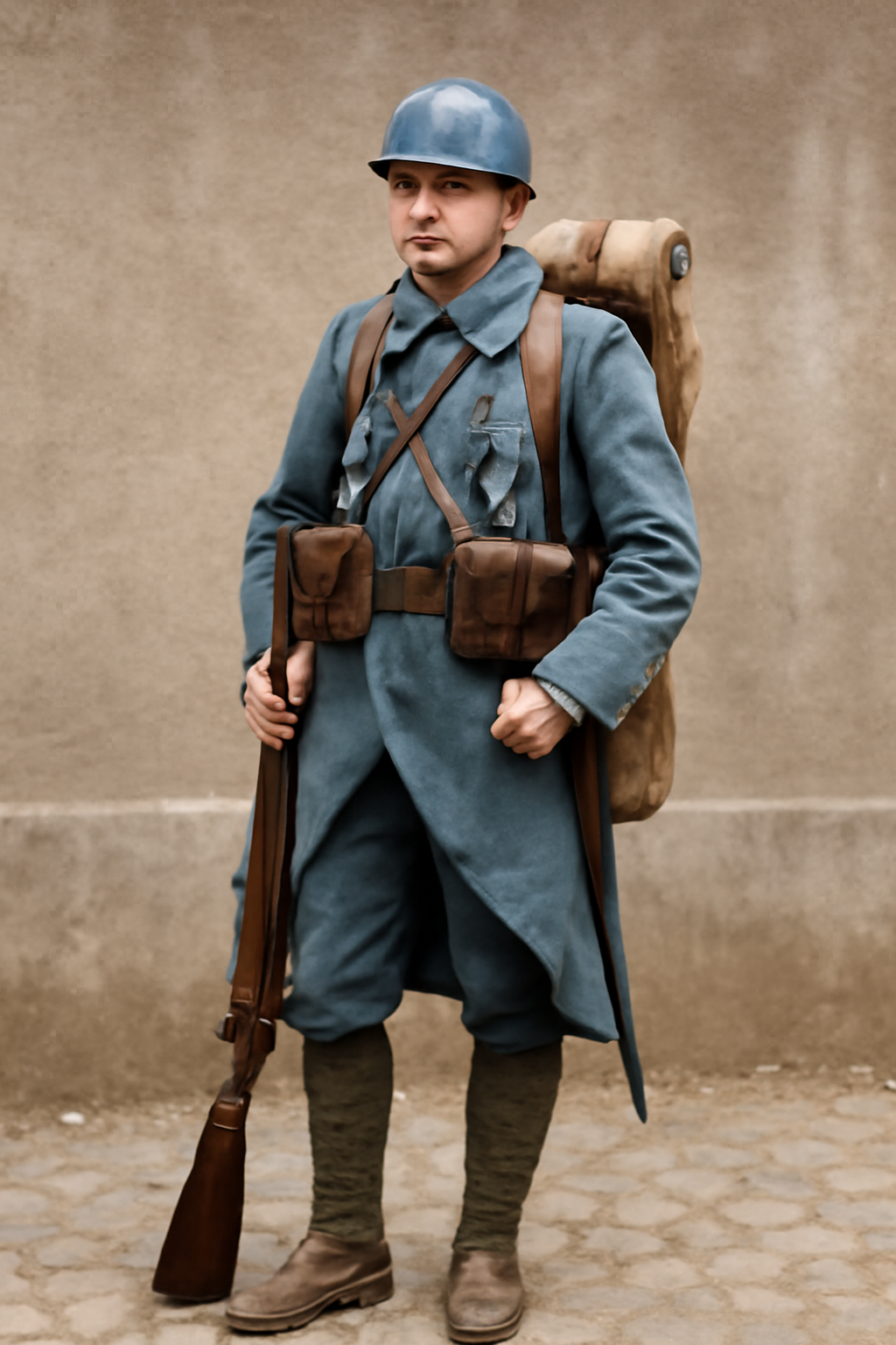 french soldier uniform.