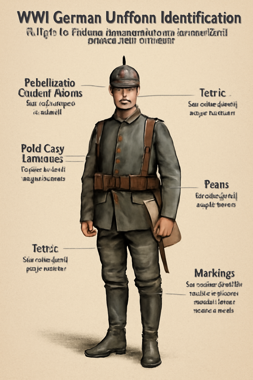 ww1 german uniform identification.
