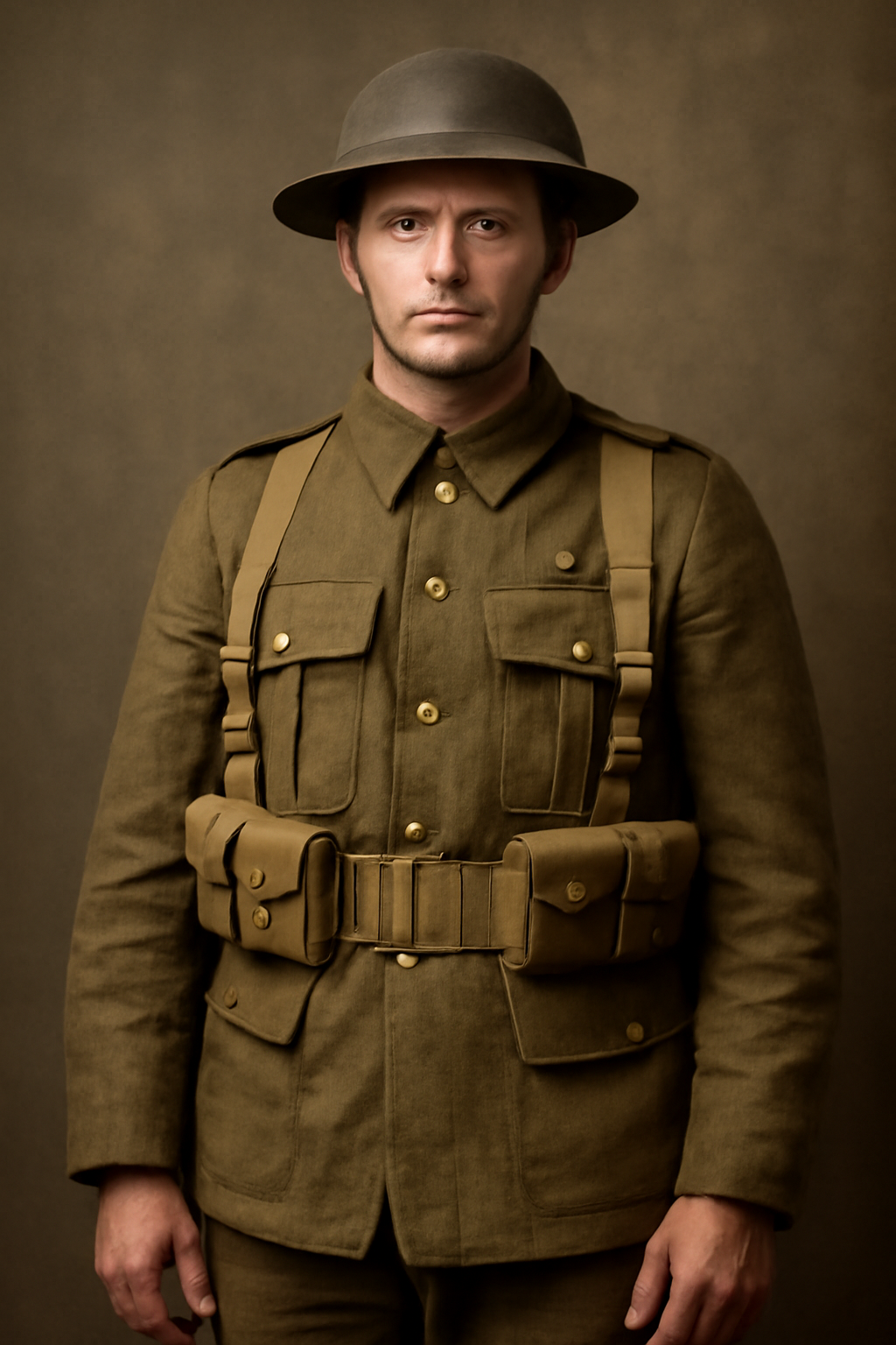 ww1 british uniform identification.