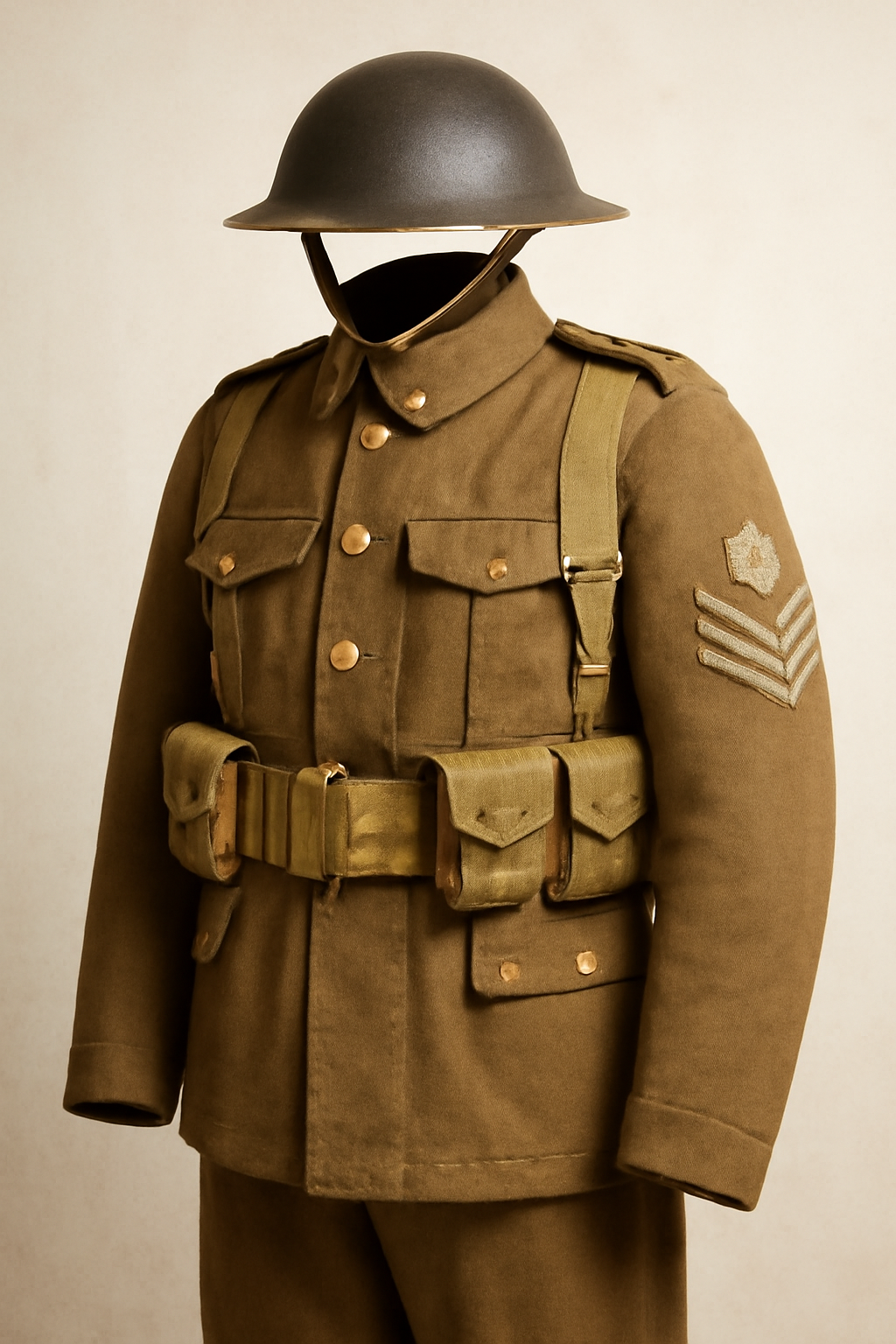 ww1 british uniform components.