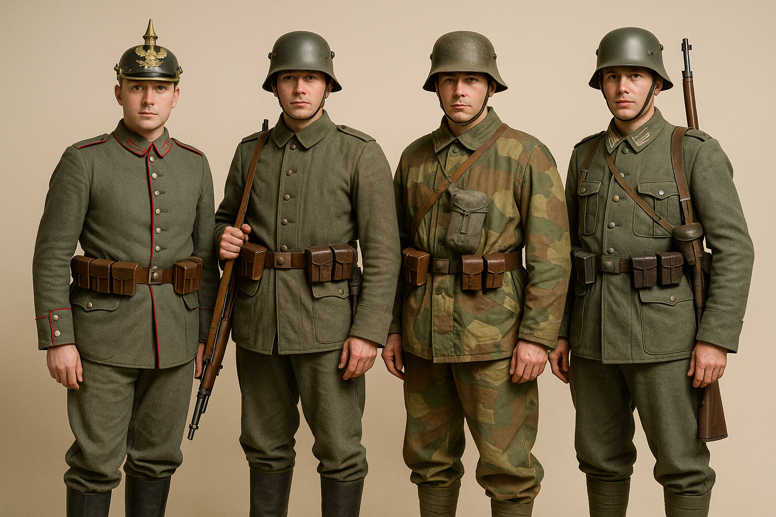 german ww1 uniform types.
