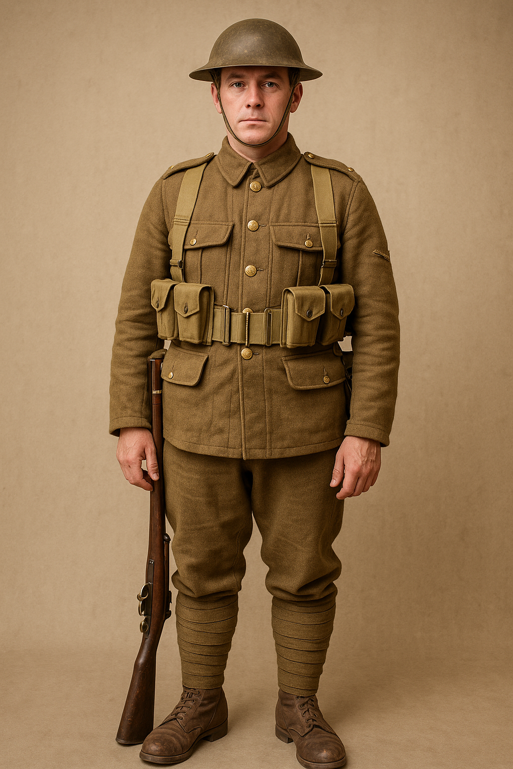 ww1 british soldier uniform.