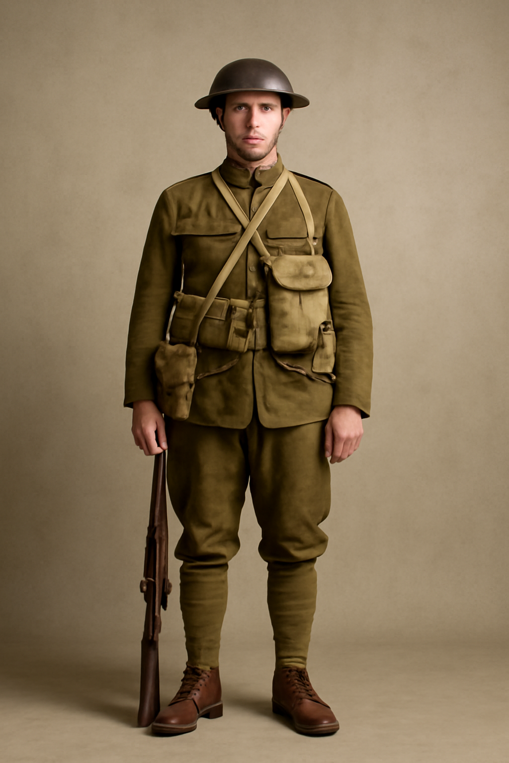 WWI US AEF uniforms.