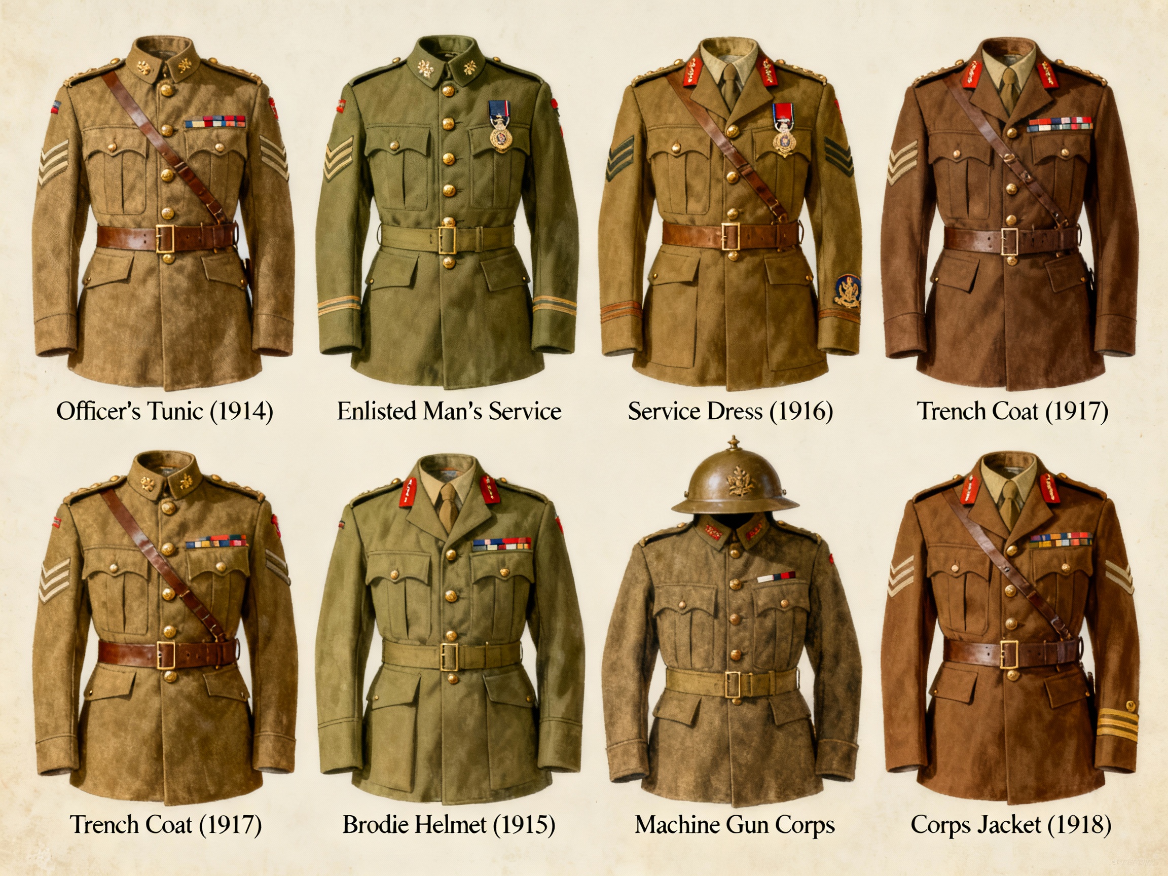 British WW1 Uniforms for Sale