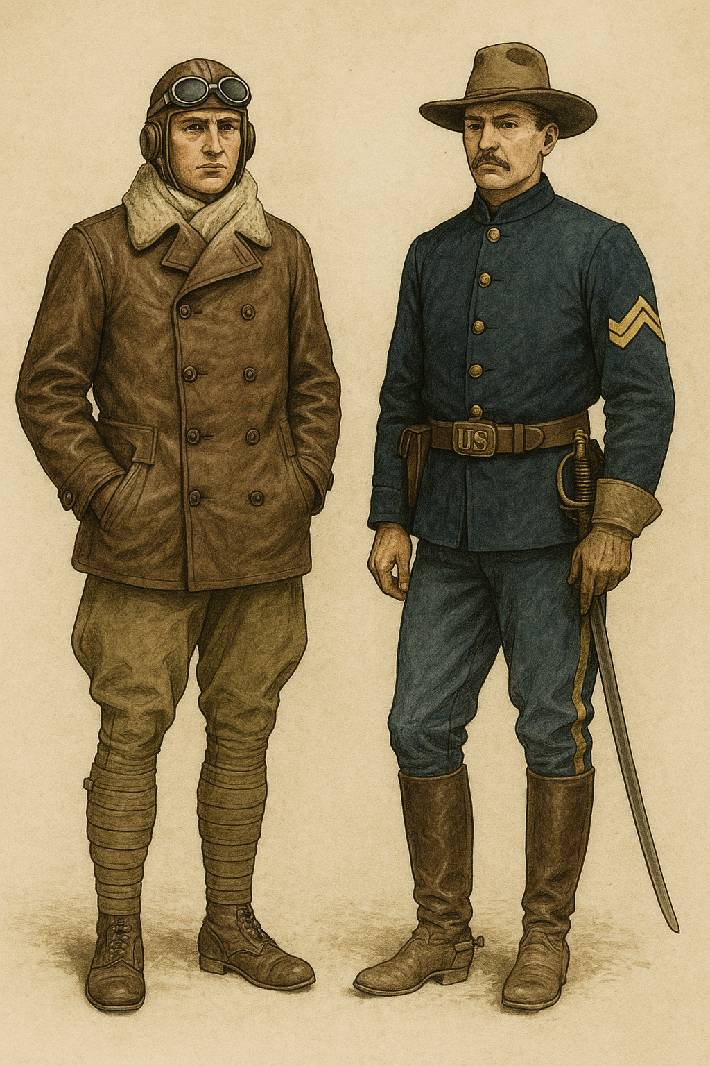 US WWI uniforms