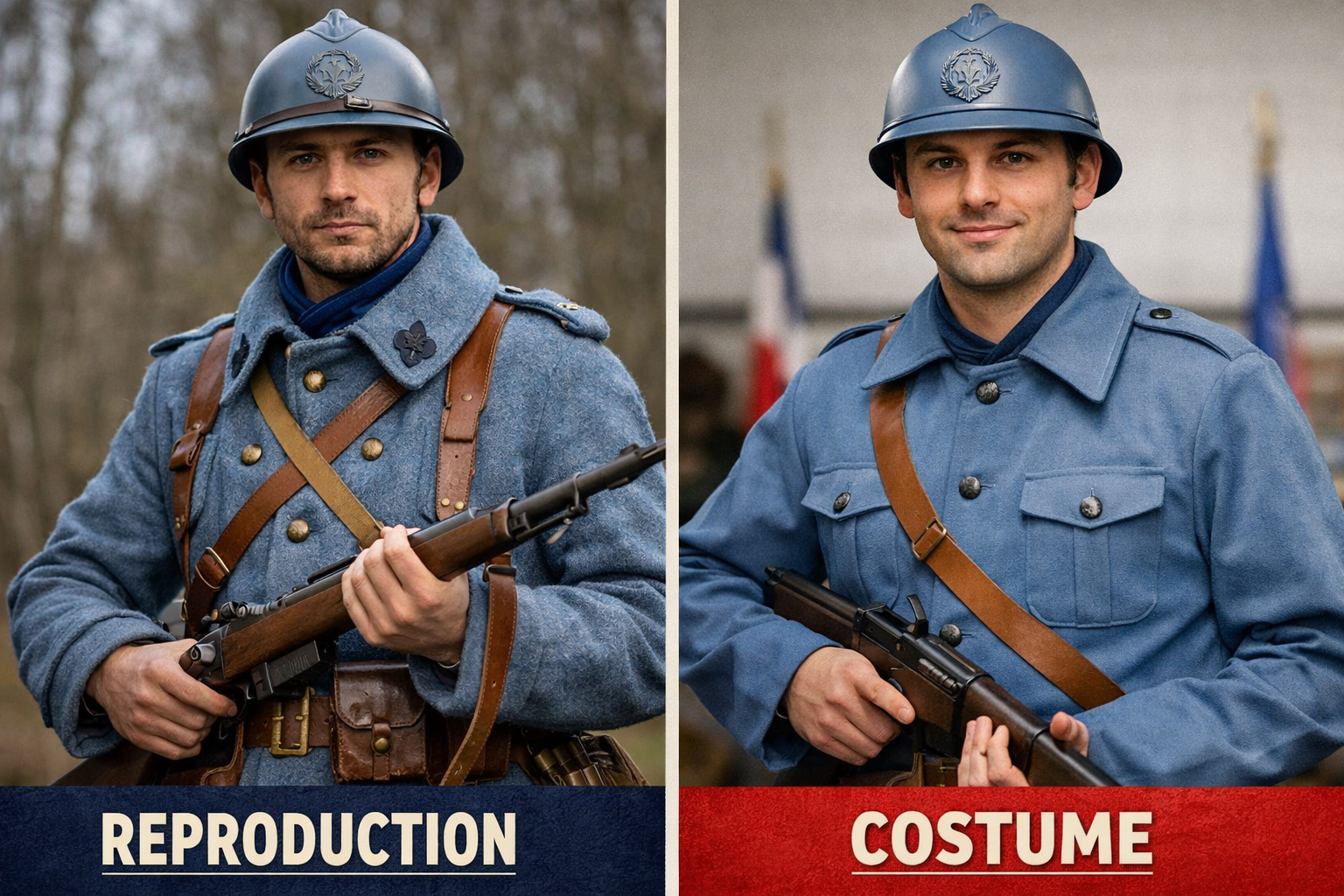 french army uniform reproduction