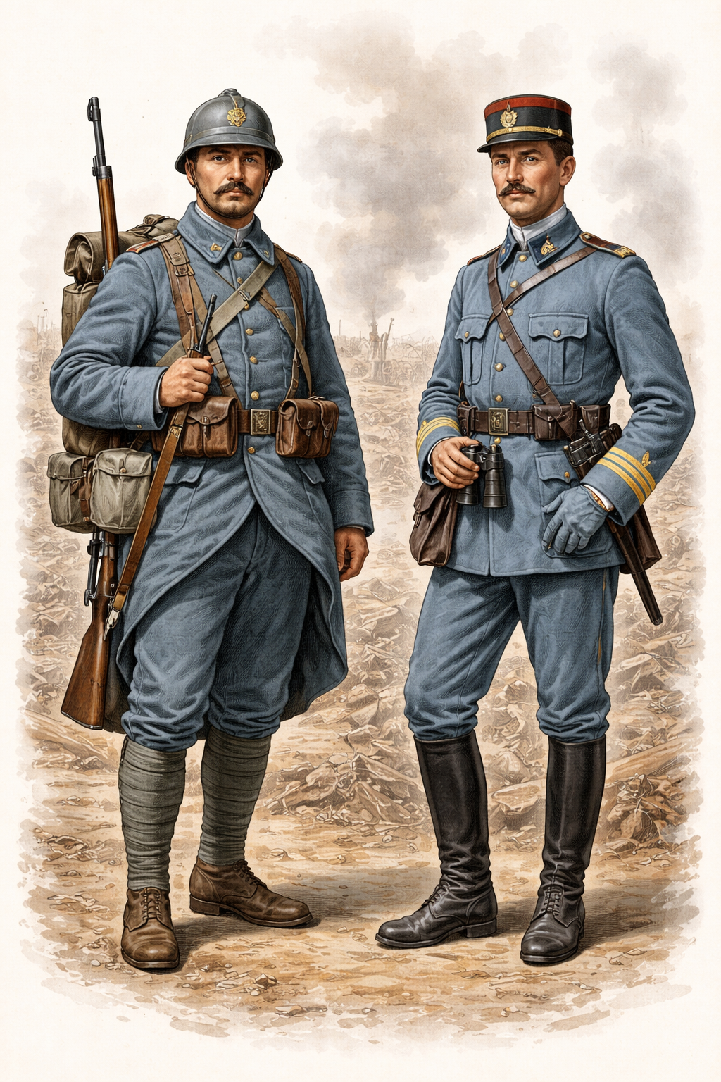 French WW1 uniform
