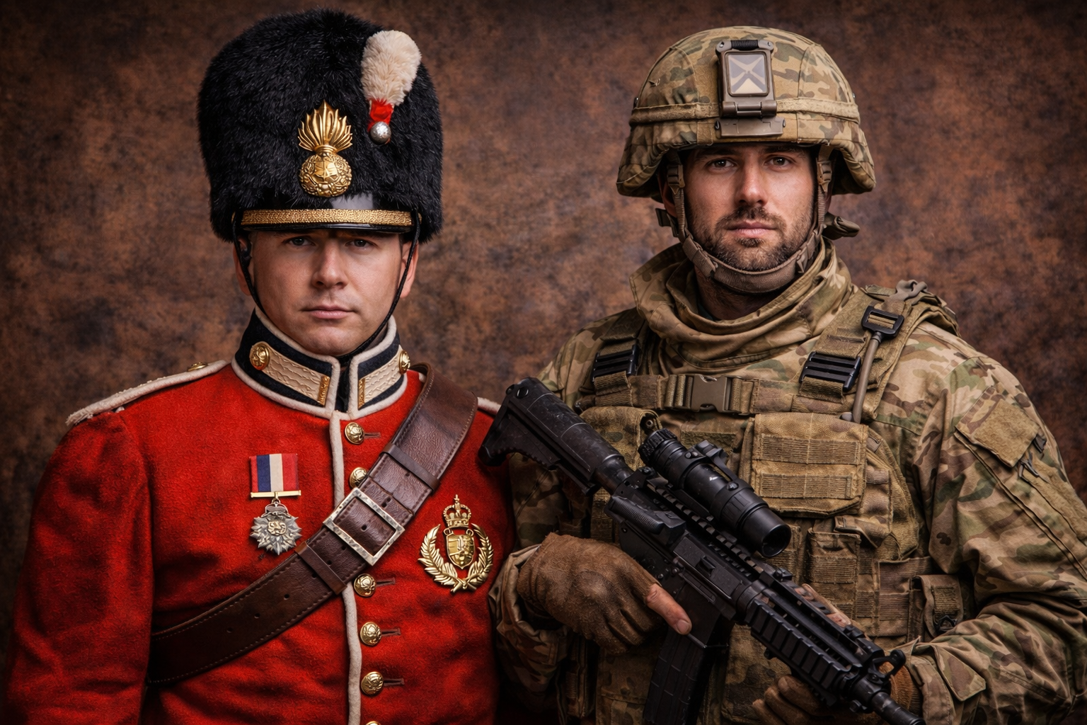 British soldier uniform