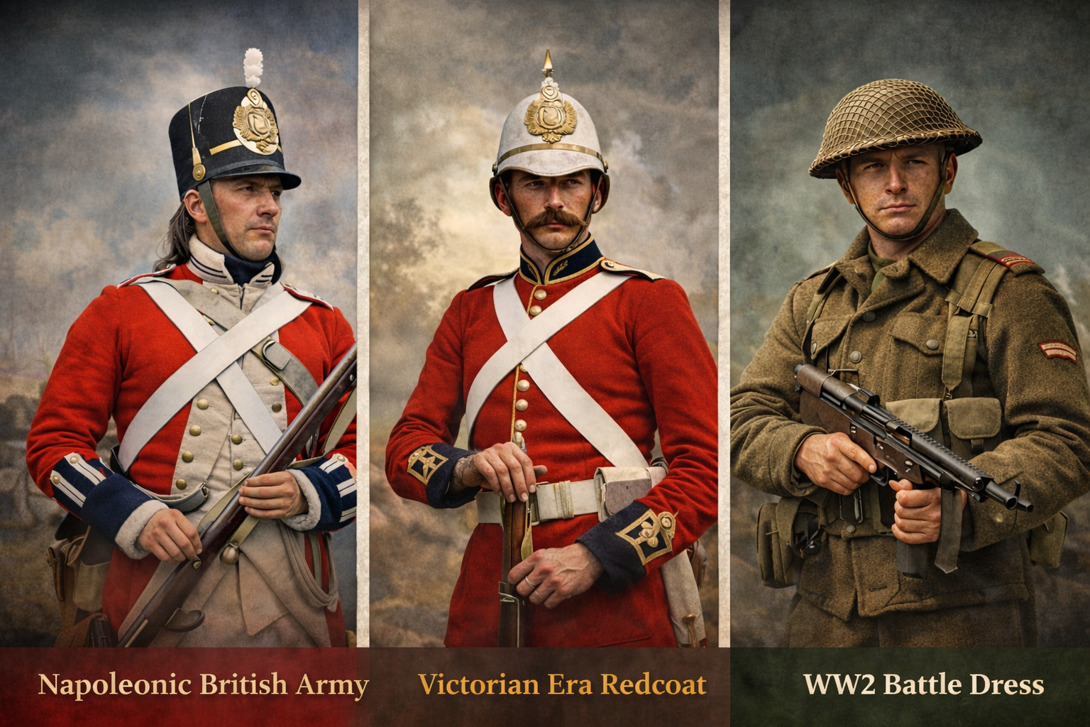 WW2 British Army Uniform and Earlier Redcoat Traditions