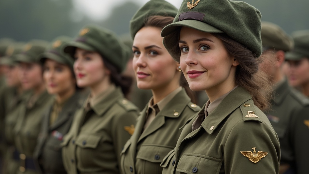 The Timeless Elegance of WW2 Women’s Military Uniforms